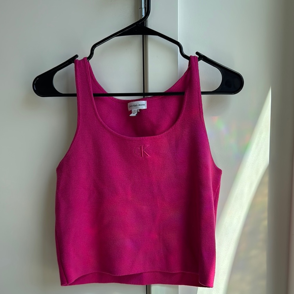 Calvin Klein Women's Pink Tank Top